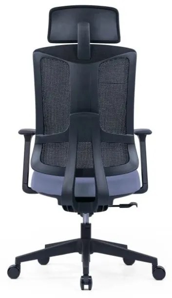 Kancelárska ergonomická stolička SLIDE — látka, sieť, viac farieb Červená
