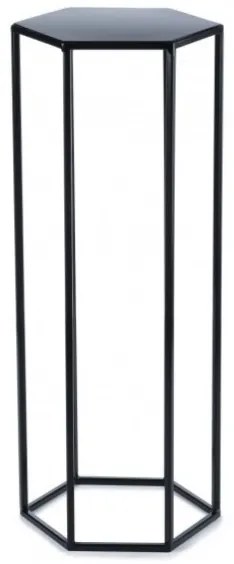 Stojan na kvety 70x24 cm čierna