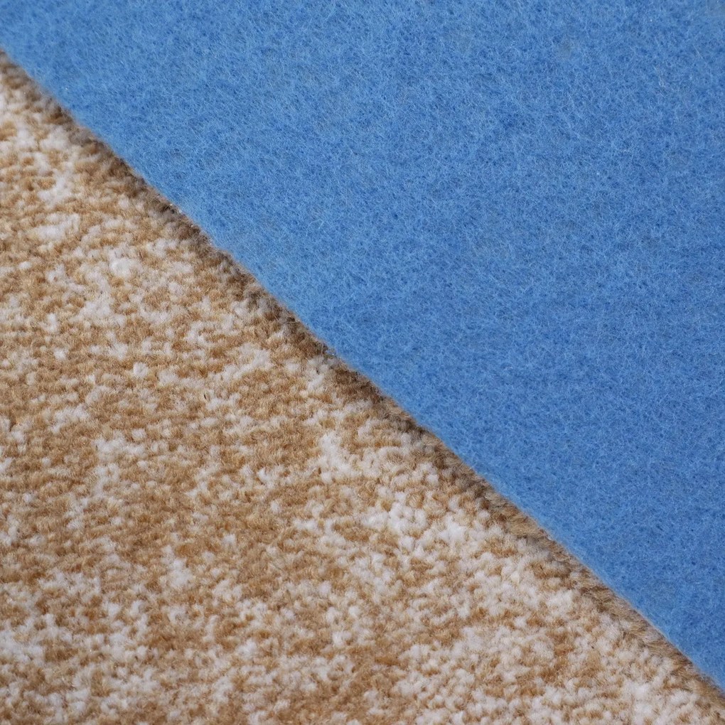 Spoltex, Metrážny koberec Milano 64 žltý, na mieru, šíře 4m,5m, žltá, filc, detská izba