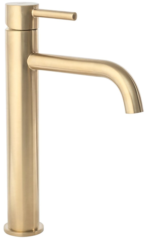 Rea Lungo, vysoká umývadlová batéria h-280, zlatá matná, REA-B4526