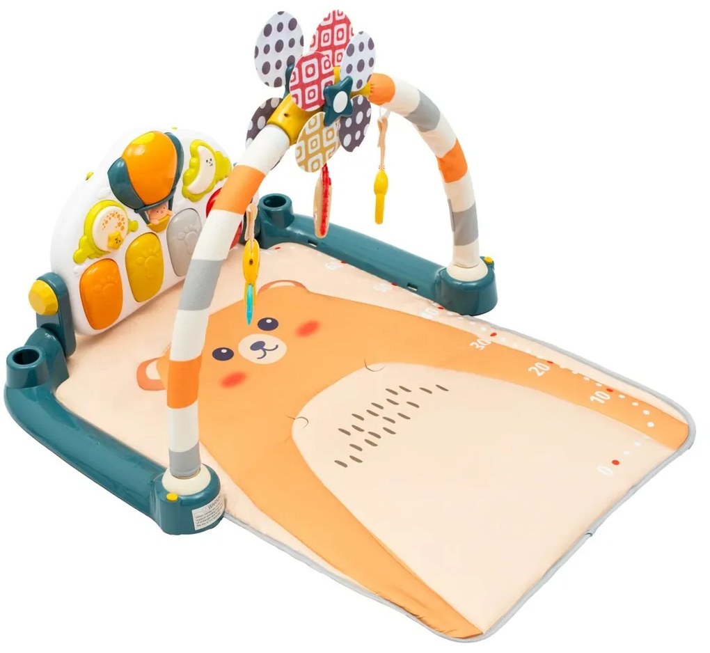 Baby Mix Hudobná interaktívna hracia deka pre deti, 50 x 50 x 80 cm