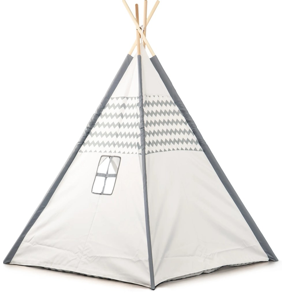Detské tipi ECOTOYS – stan s podlahou 120x160 cm