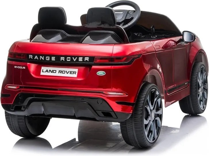 LEAN CARS Elektrické autíčko Range Rover Evoque červené lakované