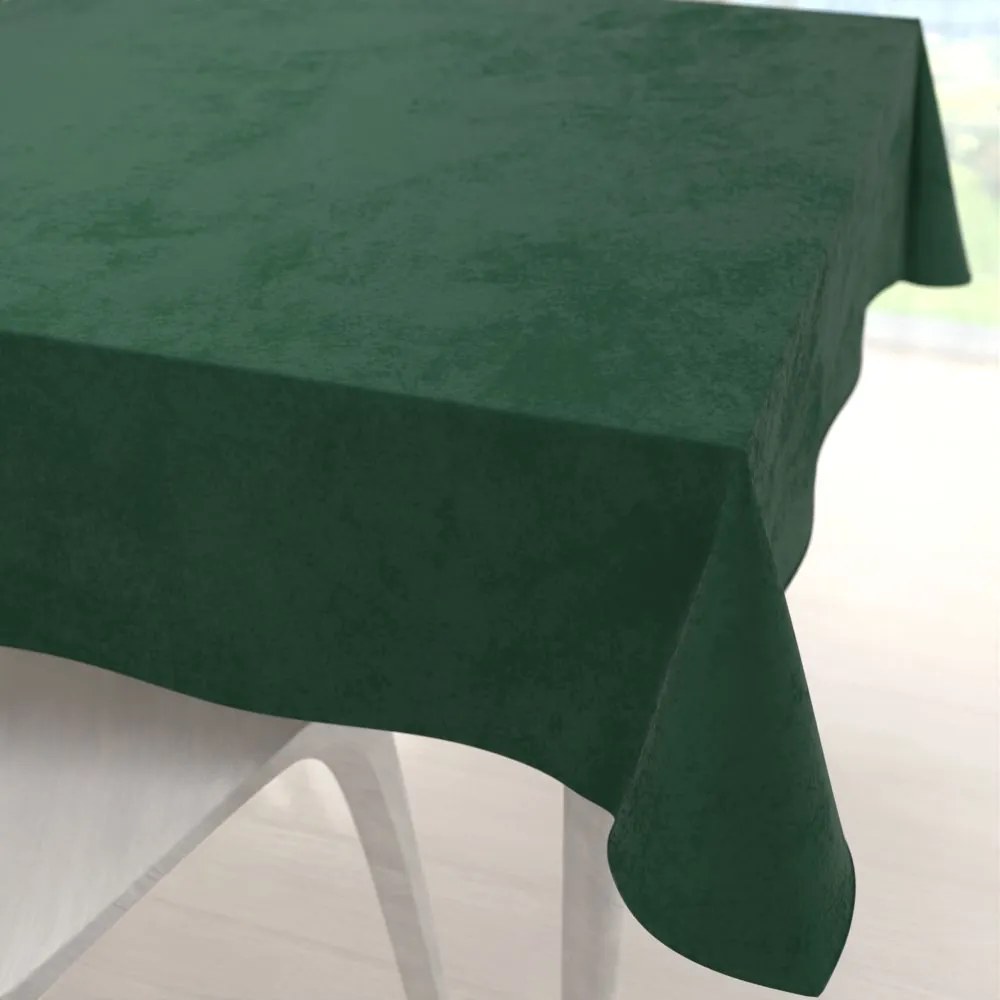 Biante Zamatový štvorcový obrus Velvet Prémium SVP-012 Zelený 80x80 cm