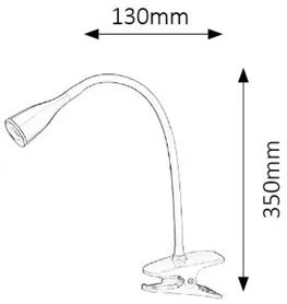 Rabalux JEFF LED stolná lampa 4195