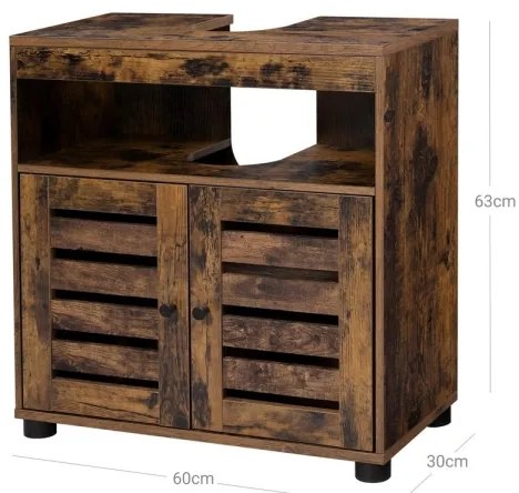 Kúpeľňová skrinka RENE hnedá