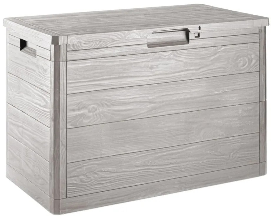 WOODYS záhradný plastový úložný box 160 L, svetlo šedá