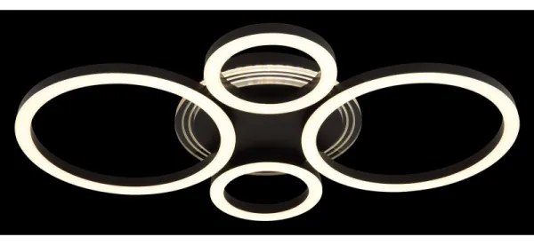 Globo 48039-40 - LED stropné svietidlo LORETTA LED/40W/230V pr. 35,5x53 cm čiern