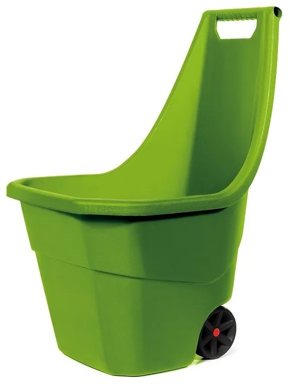 Záhradný vozík, 55 l, zelená
