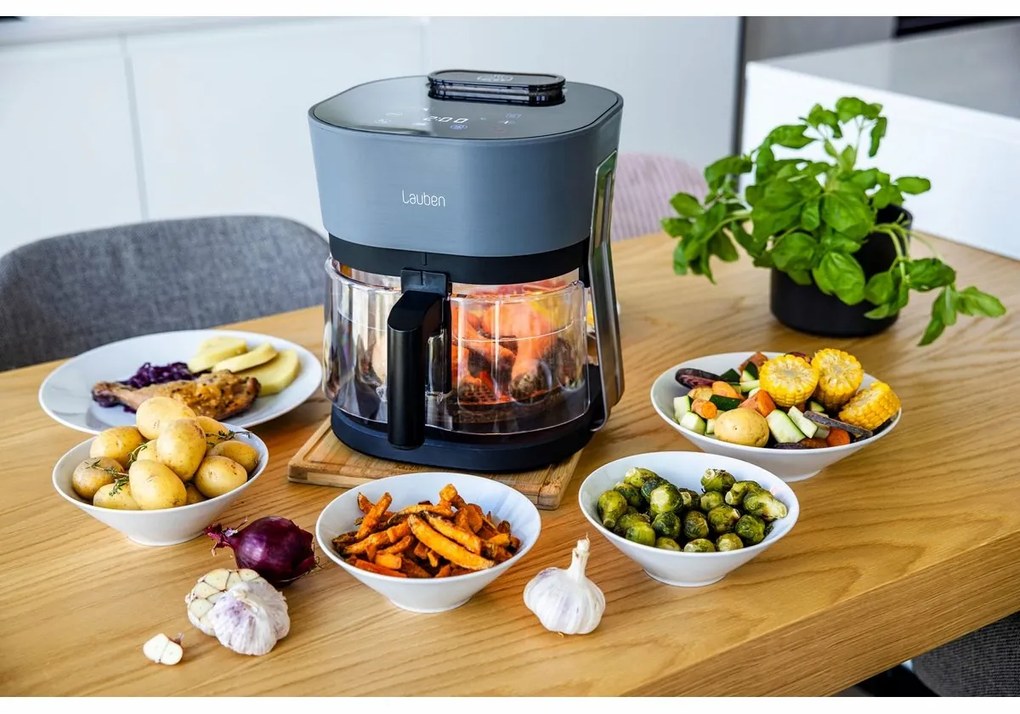 Lauben Glass&SteamAir 4500BG teplovzdušná fritéza