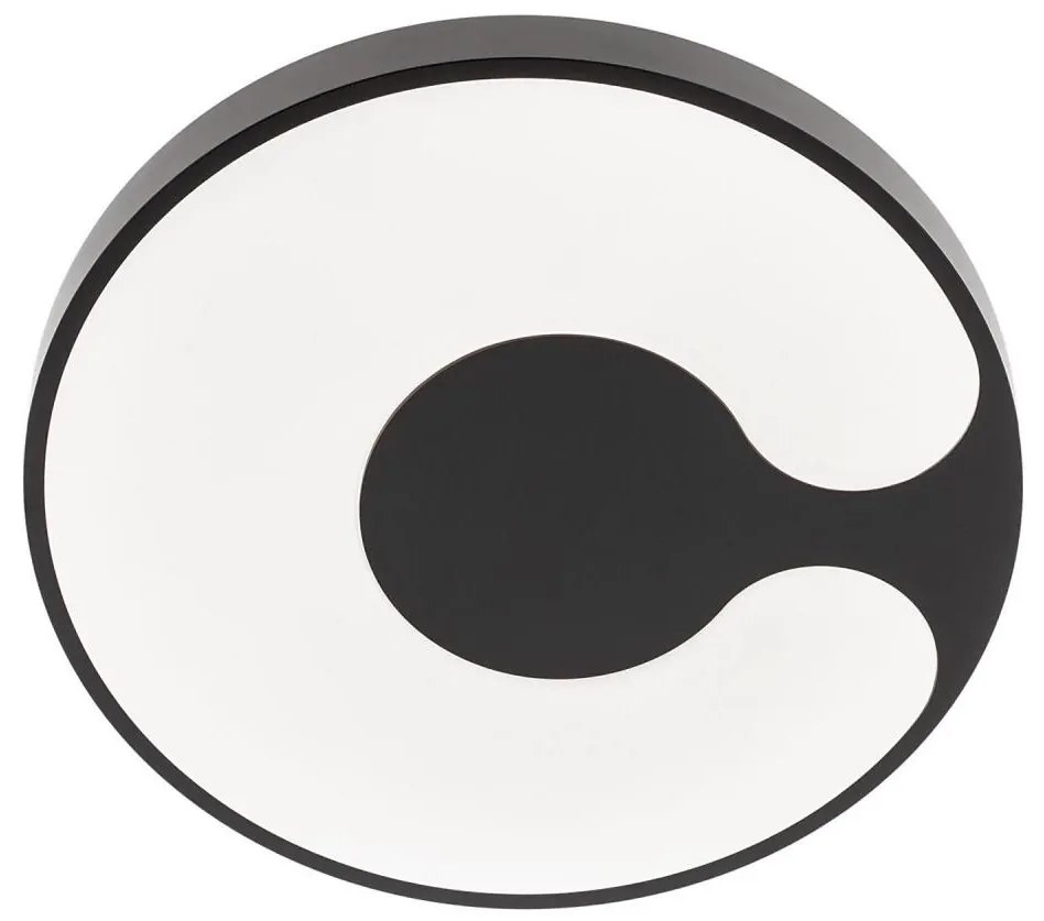 Redo 05-927 - LED RGBW stropné svietidlo BIGSI LED/48W/230V priemer 50 cm čierne + DO