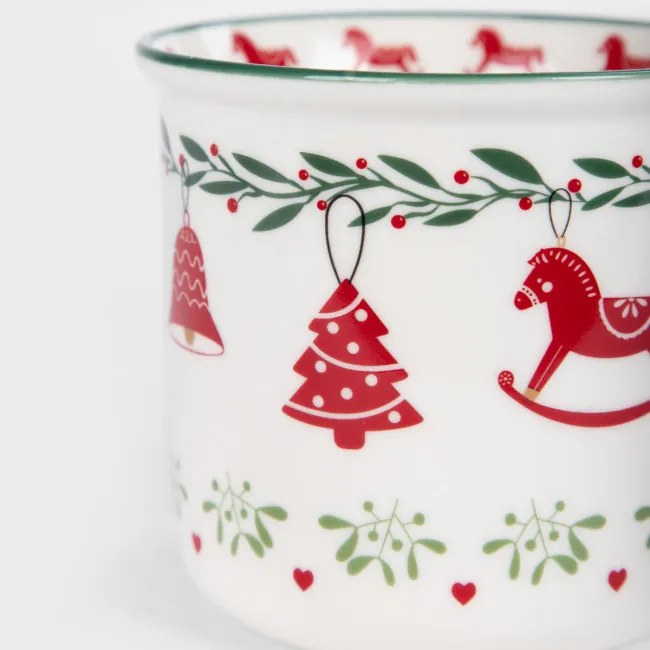 Hrnček UNIS s hojdacím koníkom a zeleným uškom 711169 400 ml