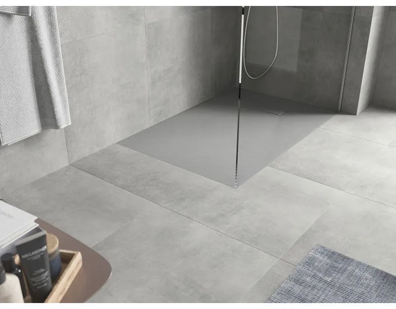 Mexen Hugo, SMC obdĺžniková sprchová vanička 100 x 70 cm, šedá, 42617010