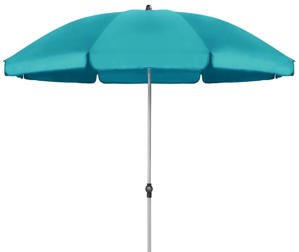 Doppler ACTIVE 2 m – naklápací balkónový a plážový slnečník tyrkysová (kód farby 944), 100 % polyester