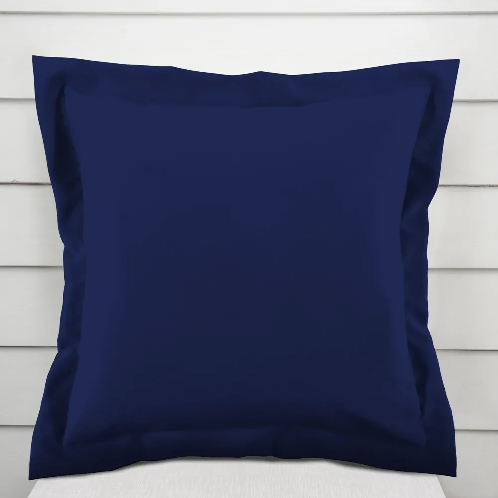 Biante Dekoračná obliečka na vankúš s lemom Rongo RG-084 Námornícka modrá 50 x 60 cm