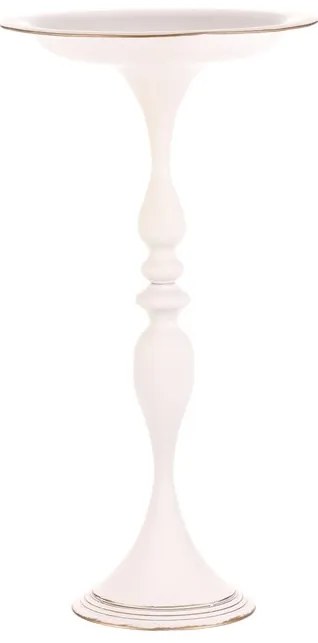 Autronic BONTEC Misa kovová - na stojane, 71 cm, aranžovacia, farba biela Farba: Biela