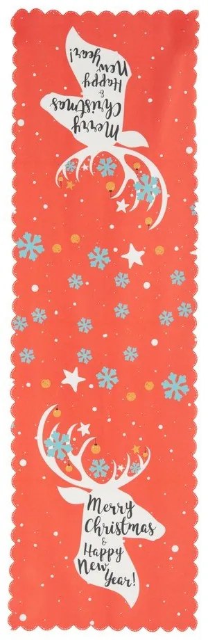 Súprava 4 vianočných obliečok na vankúš a behúň na stôl Minimalist Cushion Covers Joy