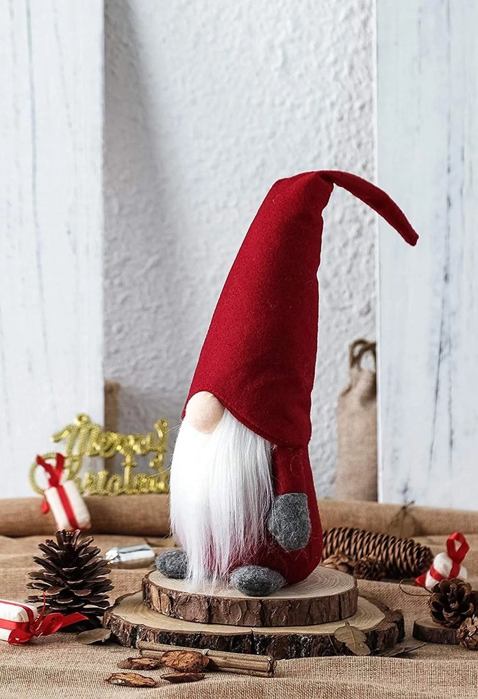 Tutumi Tutumi, vianočný trpaslík 40cm YX009 RED, červená, CHR-06609