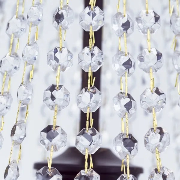 Orion HL 6-1497/3 - Krištáľový luster na reťazi ARILA 3xE27/60W/230V hnedá/patina