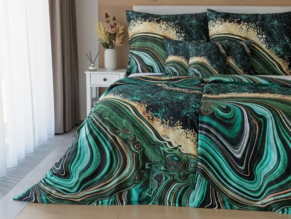 Saténové Posteľné obliečky Metheora 200x200/2x70x90 cm
