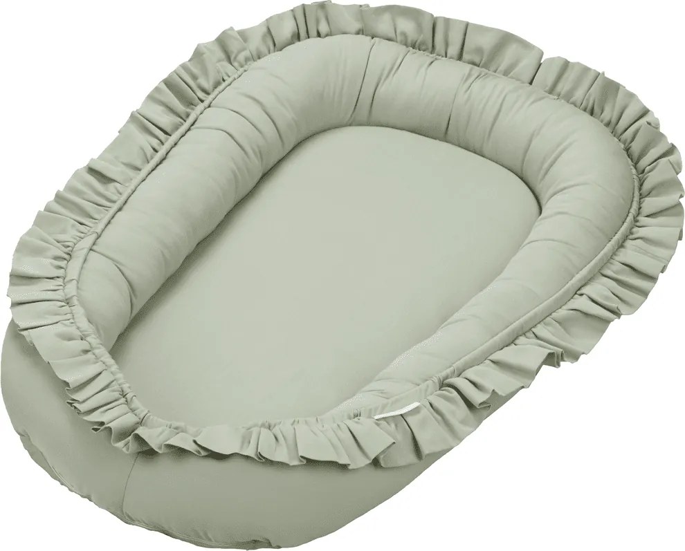 Saténovo bavlnené hniezdo pre bábätká púštne zelená