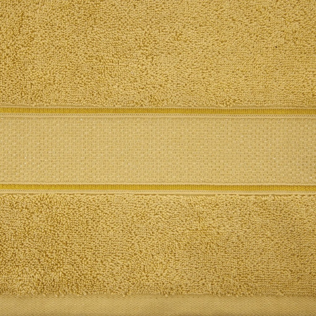 BAVLNENÝ UTERÁK LIANA SADA 6KS 50X90 CM HORČICOVÁ