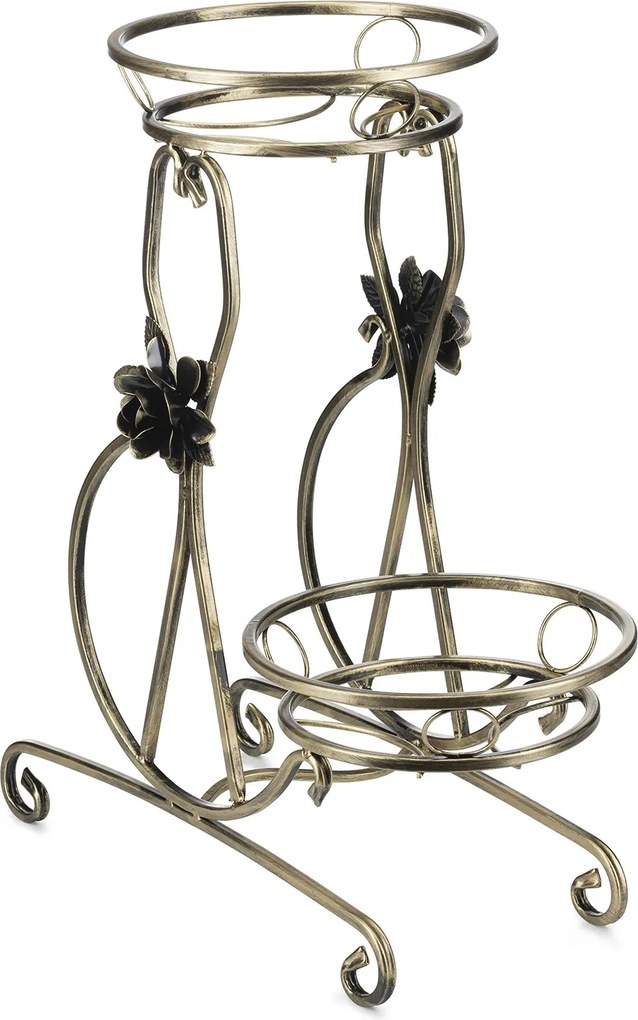 STOJAN NA KVETINÁČ FALA 64X30X54 CM ZLATÁ