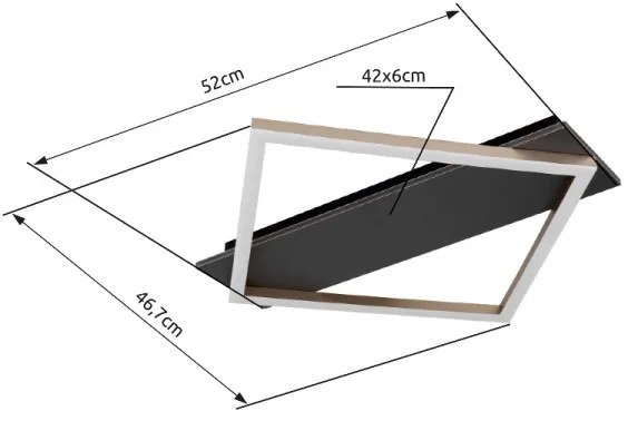 Globo 67330G-18 - LED Stropné svietidlo BEATRIX I LED/18W/230V