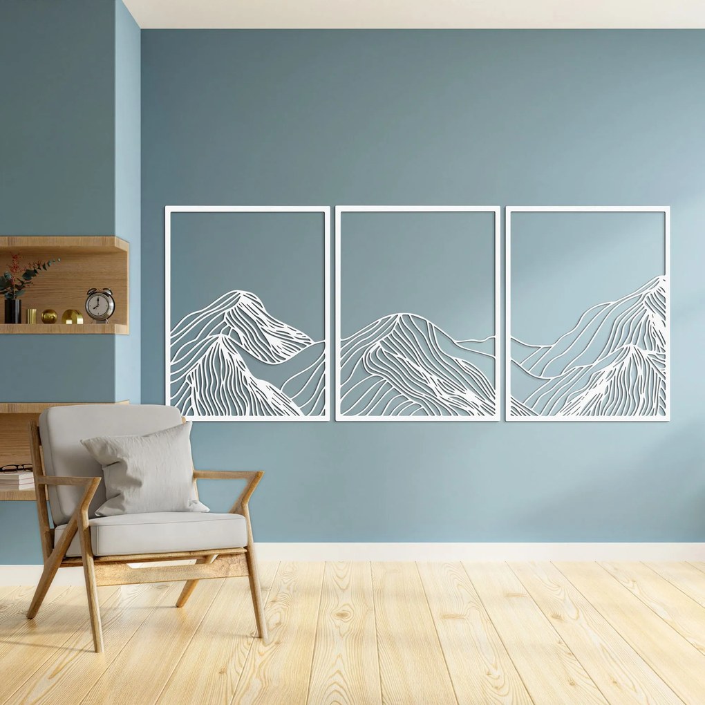 Drevený obraz horská panoráma | WILRED: Preglejka Topoľ - Honey 3071 80 x 35 cm 4486-99831 PR0478