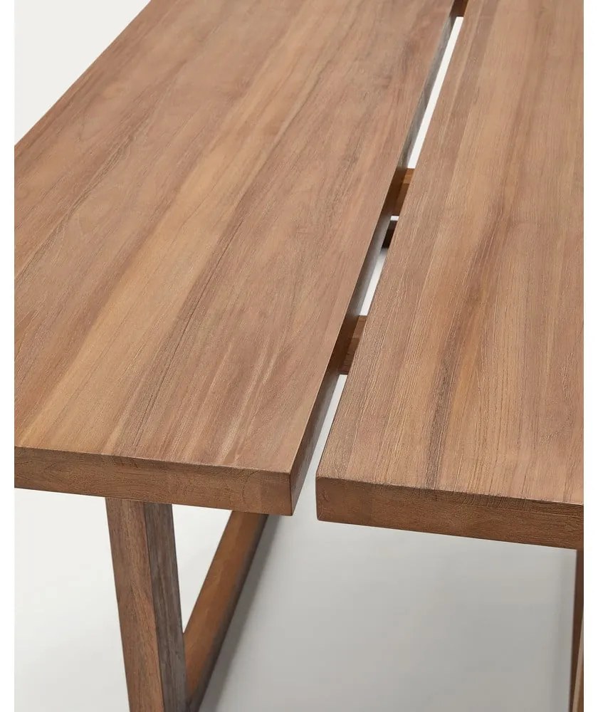 Jedálenský stôl z tíkového dreva v prírodnej farbe 100x220 cm Sashi – Kave Home