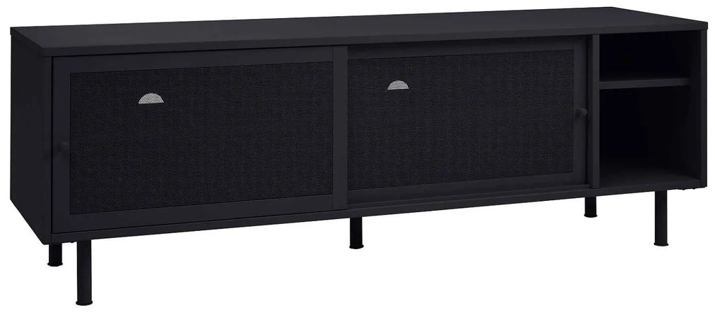 Dizajnový TV stolík Taiyanna 160 cm čierny