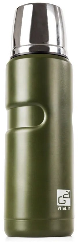 Termofľaša G21 na pitie, 500 ml, khaki zelená 60022402