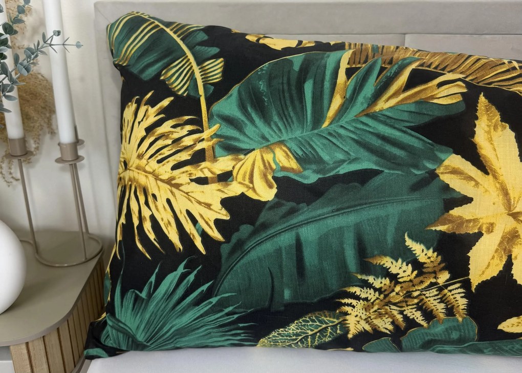 INTERMEDIC SK Obliečka na náhradný manžel Jungle Black – 100 % bavlna, 125 g/m², 50x150 cm, zips