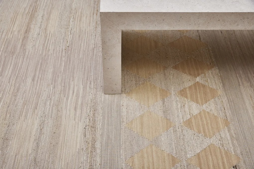 Ručne viazaný kusový koberec Angelo DESP P116 Pastel Brown Mix, 200x290, béžová, chodba / predsieň, Diamond Carpets India