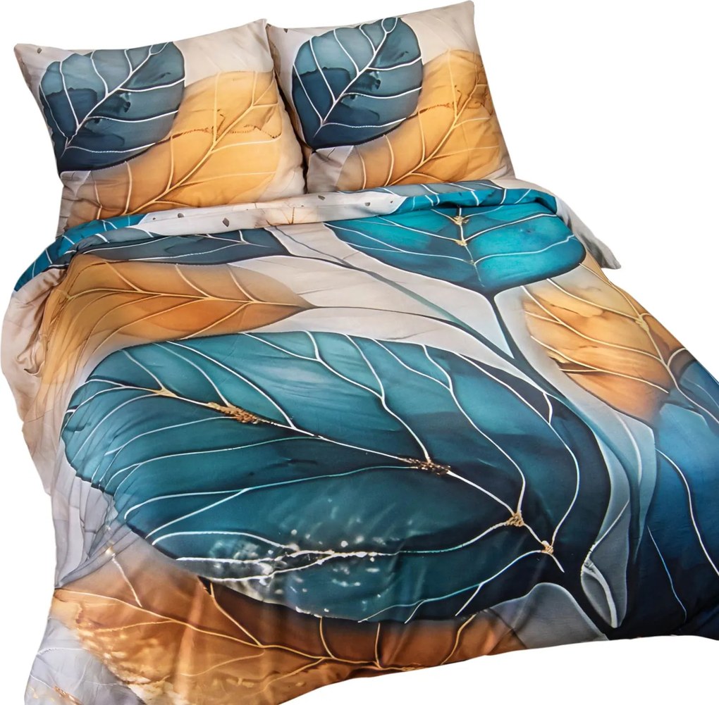 SATÉNOVÉ OBLIEČKY SATYNLOVE PREMIUM 220X240 CM, 2KS 50X70 CM LISTY