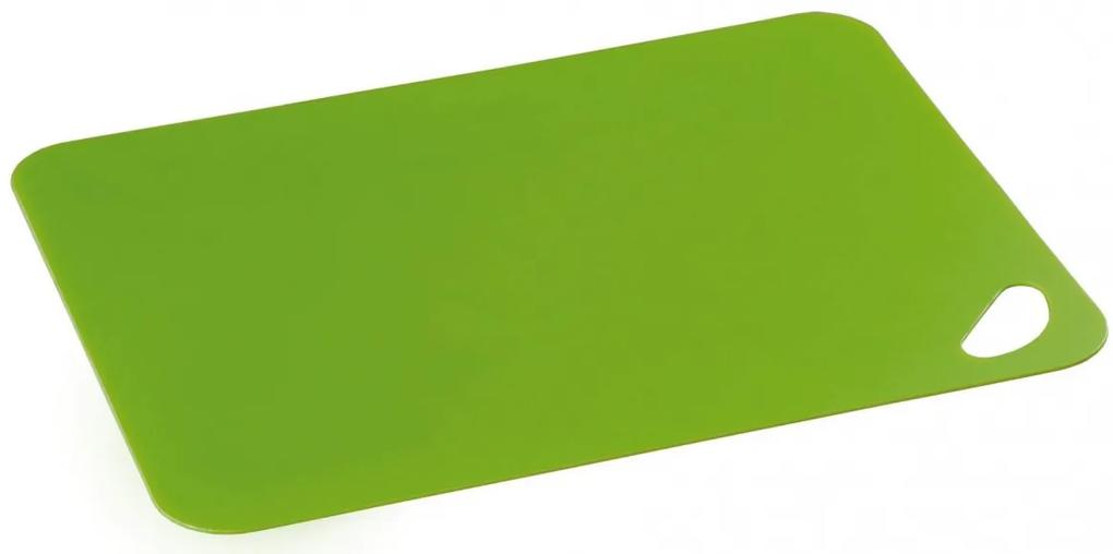 Plastová doska na krájanie, zelená 38 x 29 cm