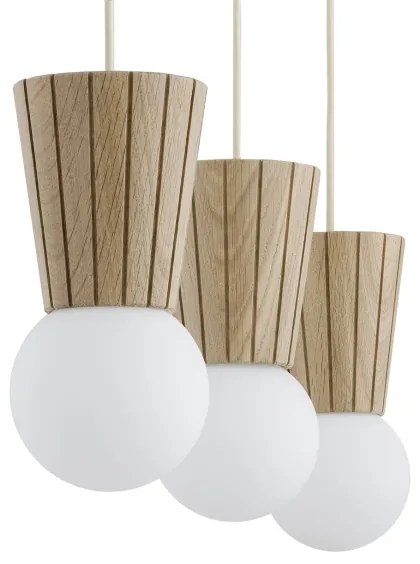 Argon 6357 - Kúpeľňový luster na lanku VOLANTE 3xG9/6W/230V IP44 béžový