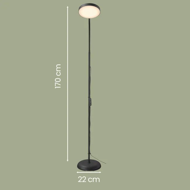 LED stojacia lampa so stmievaním a flexibilným ramenom LFLB35017BD02