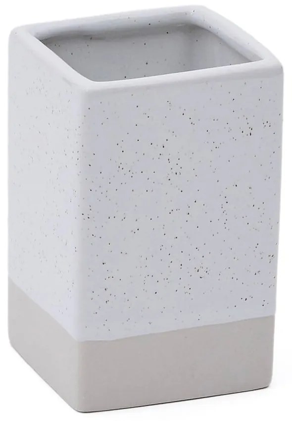 Krémový keramický téglik na zubné kefky Careli – Kave Home