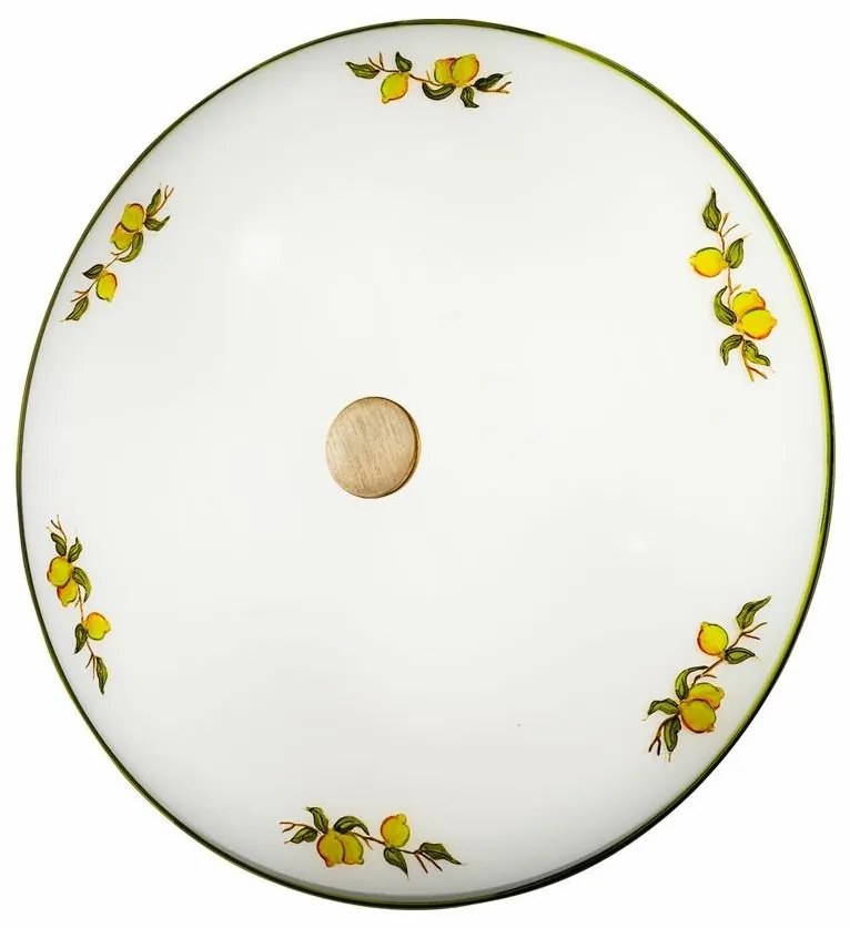 Kolarz 731.U13.4.116 - Stropné svietidlo NONNA 3xE27/60W/230V pr. 42 cm citróny