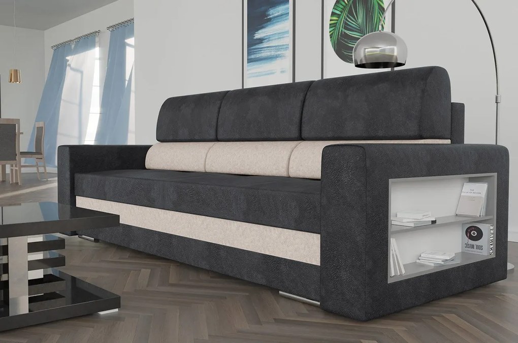 Pohovka s úložným priestorom Carina, Dostupné poťahy: Amor Velvet 4311