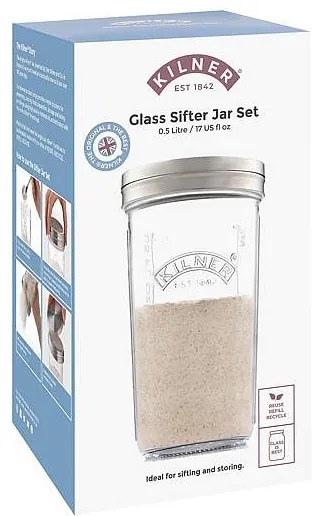 Kilner Sifter set dóza so sitkom 0,5 l