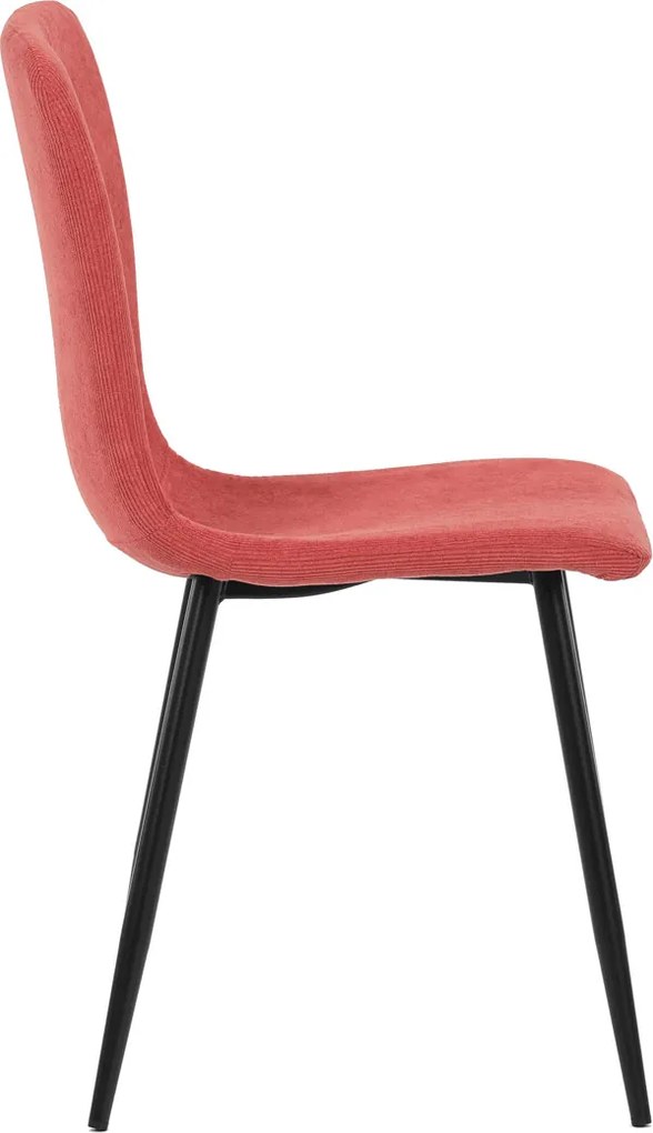Autronic BONTEC Jedálenská stolička, červená, menčestrová látka, DCL-964 RED2 Farba: Červená