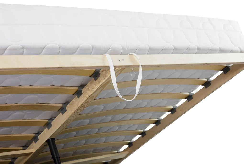 Čalúnená posteľ s úložným priestorom Atenso Duo, Dostupné poťahy: Sawana 69, Rozmer postele: 160x200