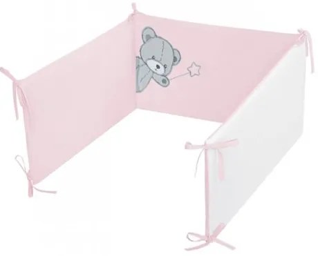 BELISIMA 6-dielne posteľné obliečky Belisima Teddy Bear 100/135 ružové