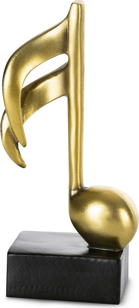 DEKORAČNÁ SOŠKA SONIK 8X4X16 CM ZLATÁ
