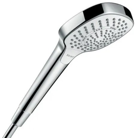 Sprchová hlavica Hansgrohe Croma Select E biela/chróm 26811400