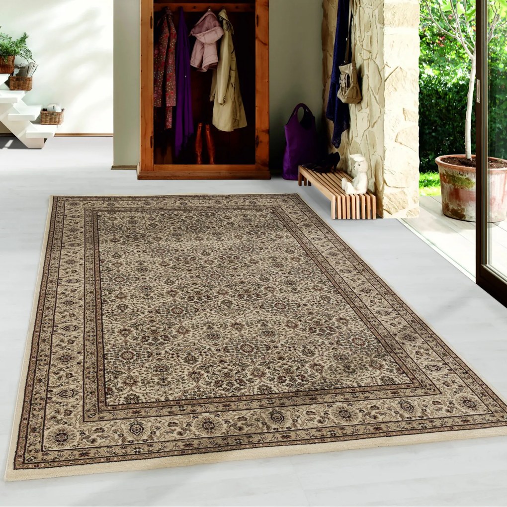 Ayyildiz, Kusový koberec Kashmir 2602 beige, 120x170, béžová, obývacia izba