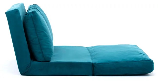 Pohovka futon Tilda (Petrolejová). Akcia -20%. Vlastná spoľahlivá doprava až k Vám domov. 1072569