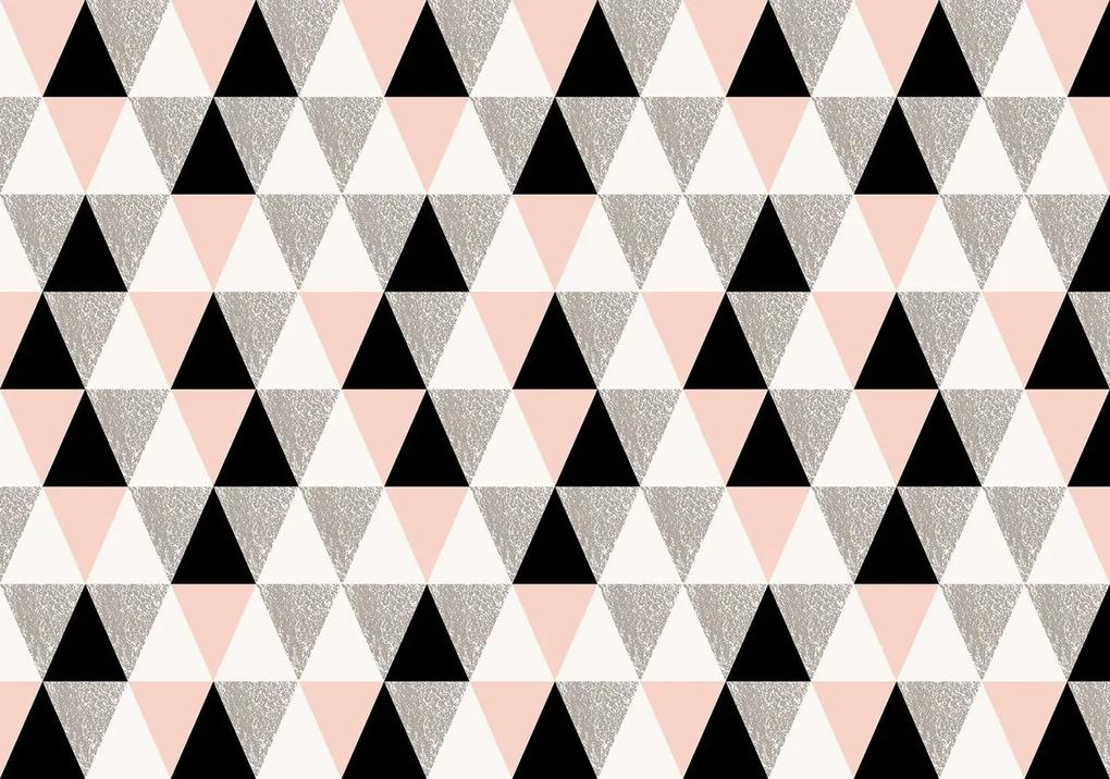 Fototapeta - Zloženie trojuholníkov (254x184 cm)